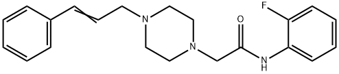 N-(2-fluorophenyl)-2-[4-[(E)-3-phenylprop-2-enyl]piperazin-1-yl]acetamide Struktur