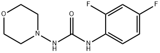 1-(2,4-difluorophenyl)-3-morpholin-4-ylurea Structure