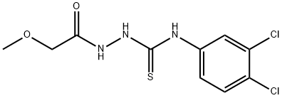 1-(3,4-dichlorophenyl)-3-[(2-methoxyacetyl)amino]thiourea Structure