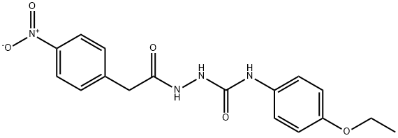 1-(4-ethoxyphenyl)-3-[[2-(4-nitrophenyl)acetyl]amino]urea Structure