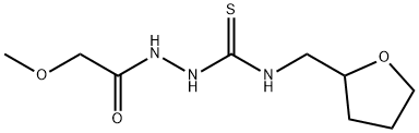 1-[(2-methoxyacetyl)amino]-3-(oxolan-2-ylmethyl)thiourea Structure