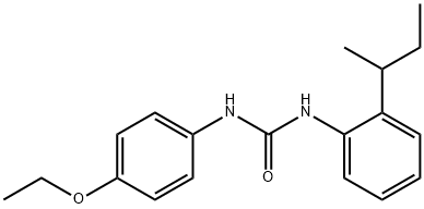 1-(2-butan-2-ylphenyl)-3-(4-ethoxyphenyl)urea Struktur