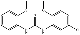 1-(5-chloro-2-methoxyphenyl)-3-(2-methylsulfanylphenyl)thiourea Structure