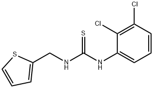 1-(2,3-dichlorophenyl)-3-(thiophen-2-ylmethyl)thiourea Structure