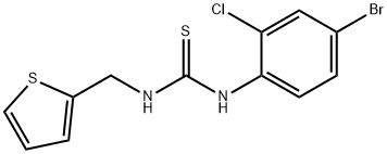 708219-17-4 1-(4-bromo-2-chlorophenyl)-3-(thiophen-2-ylmethyl)thiourea