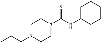 N-cyclohexyl-4-propylpiperazine-1-carbothioamide Structure