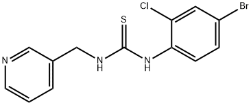 708241-48-9 1-(4-bromo-2-chlorophenyl)-3-(pyridin-3-ylmethyl)thiourea