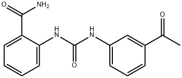 2-[(3-acetylphenyl)carbamoylamino]benzamide,708247-75-0,结构式