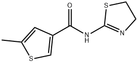 N-(4,5-dihydro-1,3-thiazol-2-yl)-5-methylthiophene-3-carboxamide,717858-52-1,结构式