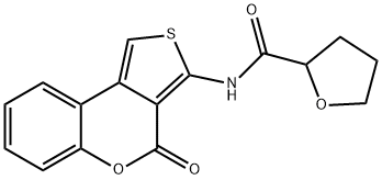 N-(4-oxothieno[3,4-c]chromen-3-yl)oxolane-2-carboxamide Structure