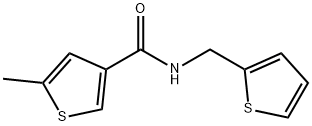 5-methyl-N-(thiophen-2-ylmethyl)thiophene-3-carboxamide Structure