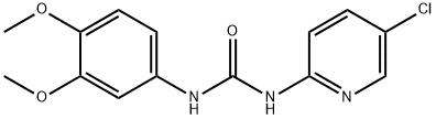 1-(5-chloropyridin-2-yl)-3-(3,4-dimethoxyphenyl)urea Structure