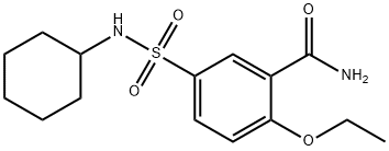 5-(cyclohexylsulfamoyl)-2-ethoxybenzamide Structure