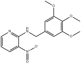 3-nitro-N-[(3,4,5-trimethoxyphenyl)methyl]pyridin-2-amine Structure