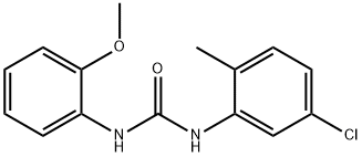 1-(5-chloro-2-methylphenyl)-3-(2-methoxyphenyl)urea Struktur