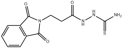 [3-(1,3-dioxoisoindol-2-yl)propanoylamino]thiourea,75240-33-4,结构式