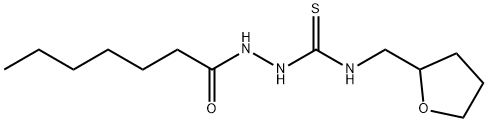 1-(heptanoylamino)-3-(oxolan-2-ylmethyl)thiourea,774189-24-1,结构式