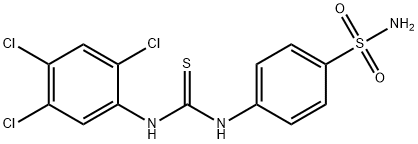 1-(4-sulfamoylphenyl)-3-(2,4,5-trichlorophenyl)thiourea,774192-09-5,结构式