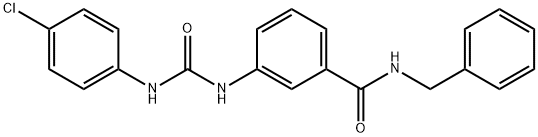 N-benzyl-3-[(4-chlorophenyl)carbamoylamino]benzamide,774193-35-0,结构式