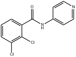 2,3-dichloro-N-pyridin-4-ylbenzamide 化学構造式