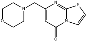 7-(morpholin-4-ylmethyl)-[1,3]thiazolo[3,2-a]pyrimidin-5-one Structure