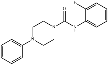 N-(2-fluorophenyl)-4-phenylpiperazine-1-carboxamide Structure