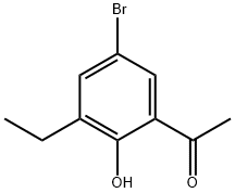 1-(5-bromo-3-ethyl-2-hydroxyphenyl)ethanone Structure