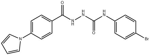 1-(4-bromophenyl)-3-[(4-pyrrol-1-ylbenzoyl)amino]urea,824423-22-5,结构式