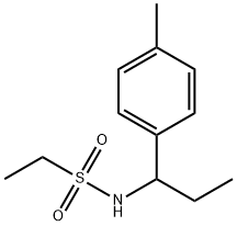 N-[1-(4-methylphenyl)propyl]ethanesulfonamide Structure