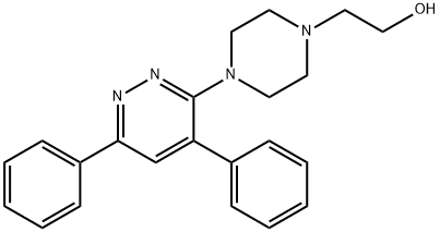 2-[4-(4,6-diphenylpyridazin-3-yl)piperazin-1-yl]ethanol Structure