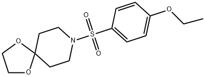 8-(4-ethoxyphenyl)sulfonyl-1,4-dioxa-8-azaspiro[4.5]decane Structure