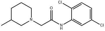 N-(2,5-dichlorophenyl)-2-(3-methylpiperidin-1-yl)acetamide Structure