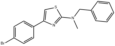 85656-48-0 N-benzyl-4-(4-bromophenyl)-N-methyl-1,3-thiazol-2-amine