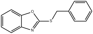 2-benzylsulfanyl-1,3-benzoxazole Struktur