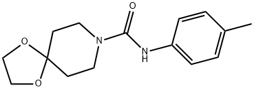 N-(4-methylphenyl)-1,4-dioxa-8-azaspiro[4.5]decane-8-carboxamide Structure