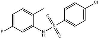 4-chloro-N-(5-fluoro-2-methylphenyl)benzenesulfonamide Structure