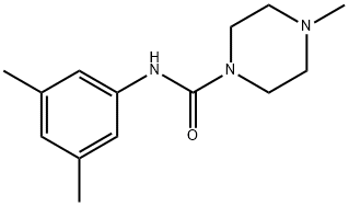 N-(3,5-dimethylphenyl)-4-methylpiperazine-1-carboxamide Structure