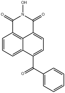 6-benzoyl-2-hydroxybenzo[de]isoquinoline-1,3-dione Struktur