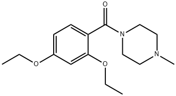 (2,4-diethoxyphenyl)-(4-methylpiperazin-1-yl)methanone Structure