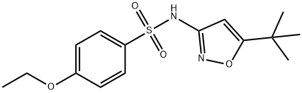 N-(5-tert-butyl-1,2-oxazol-3-yl)-4-ethoxybenzenesulfonamide Structure