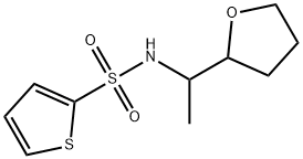 N-[1-(oxolan-2-yl)ethyl]thiophene-2-sulfonamide Structure