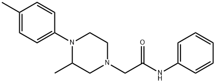 2-[3-methyl-4-(4-methylphenyl)piperazin-1-yl]-N-phenylacetamide Structure