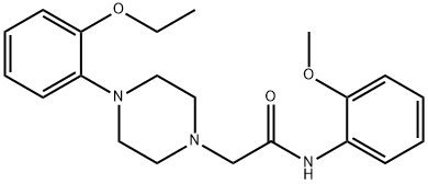 2-[4-(2-ethoxyphenyl)piperazin-1-yl]-N-(2-methoxyphenyl)acetamide Structure