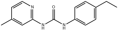 1-(4-ethylphenyl)-3-(4-methylpyridin-2-yl)urea Structure