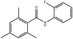 N-(2-fluorophenyl)-2,4,6-trimethylbenzamide Structure