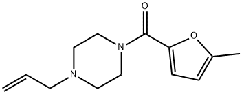 (5-methylfuran-2-yl)-(4-prop-2-enylpiperazin-1-yl)methanone,886631-50-1,结构式