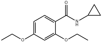 N-cyclopropyl-2,4-diethoxybenzamide Structure