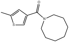 azocan-1-yl-(5-methylthiophen-3-yl)methanone Structure