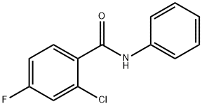 2-chloro-4-fluoro-N-phenylbenzamide Structure