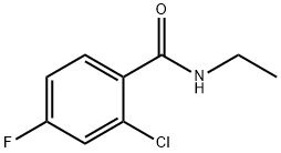 2-chloro-N-ethyl-4-fluorobenzamide Struktur